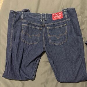 Kimes Ranch Dark Blue Straight Jeans